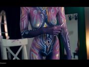 artmosphera Drawing on naked body part 2