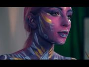 artmosphera Drawing on naked body part 2