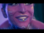 artmosphera Drawing on naked body part 2