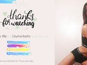 bewbimiya spreads legs in online show