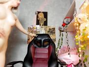 nobuakio December-18 Nude body show with sexy blonde