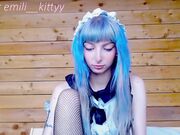 Webpussi Skinny teen model showing small tits