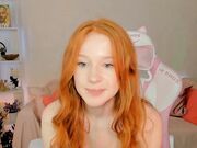 Madeline_Colins June-26-2023 Redhead teen girl fingering pussy