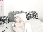 jimenachan August 15 2023 Pale skinny girl play with clit