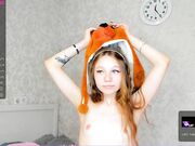 kristinagates October 11 2023 Newest skinny model showing her tits