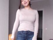 hirotease - Newest cool model shows boobs at webcam