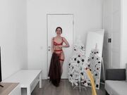 elannand Chaturbate Record 04-12-2023 Skinny young beauty in red lingerie