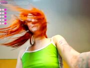 audreydevil - December-18-2023 redhead crazy slut rips ass hole in online