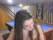 rosegold18 - Beautiful naked girl in the billiard room