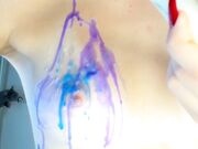 molly__meow March-16-2024 Hot wax on young nipples