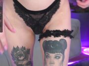 nikkisilk - My girlfriend fucks with a dildo toy