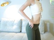 portiagibbard May-31-2024 New skinny blonde shows her ass