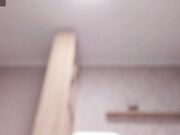 yourbabymarie Skinny slut plays with black pussy lips