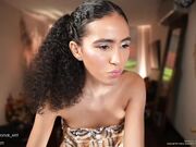 amnie_  Beautiful latina babe in public show