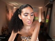 amnie_  Beautiful latina babe in public show