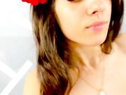 Latest chaturbate dildo show with hot model babyaylin