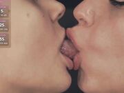 vivid_girls_vg (Stripchat) Very wet lesbian kisses