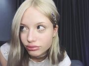 lovendy Pale hot blonde shows her sexy ass