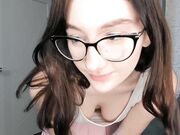 odettecovert - New brown eyed babe with glasses