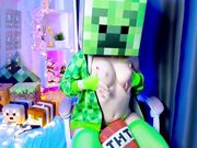 flaircorell - minecraft cosplay with naked pale slut